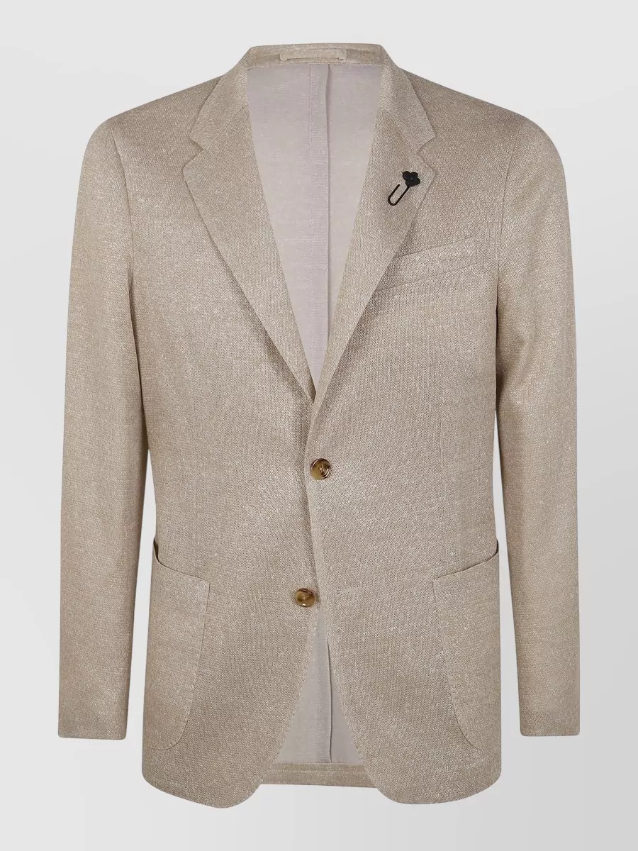 Lardini Knitted suit jacket