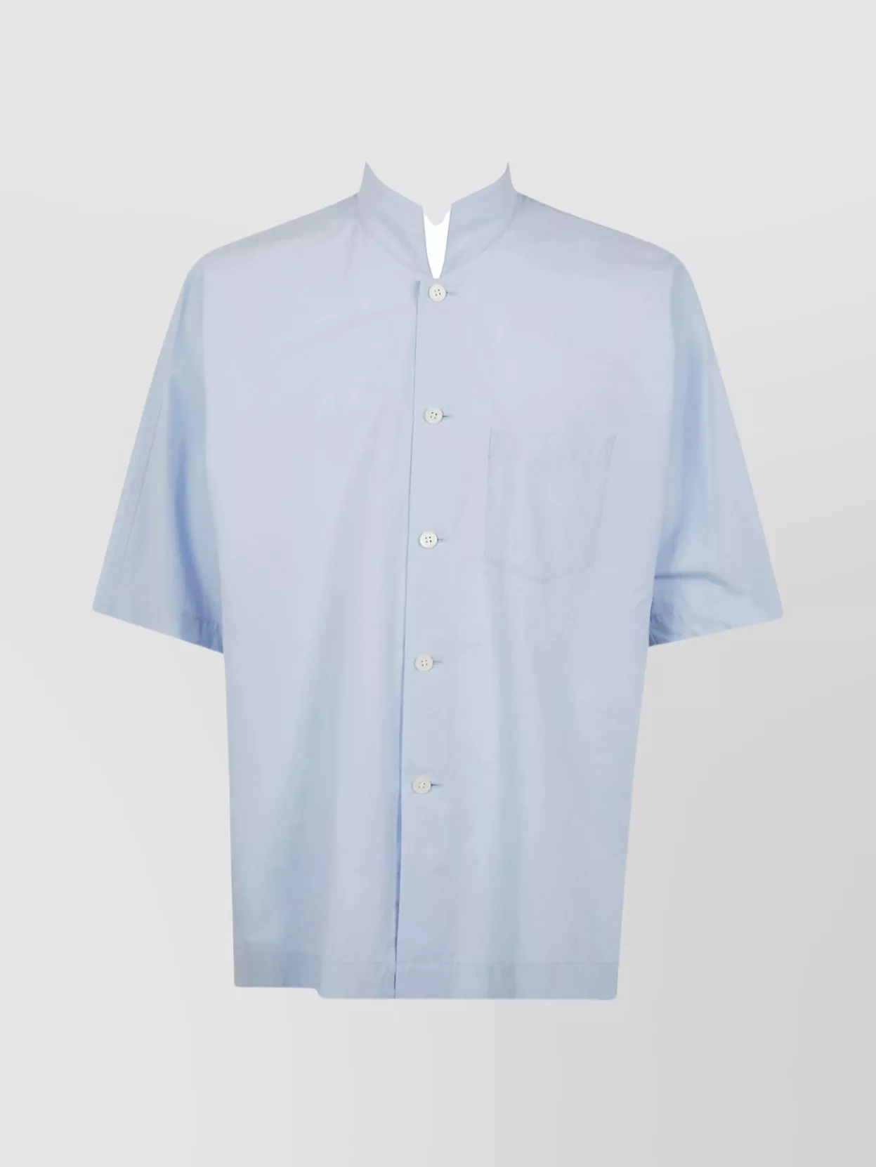 Homme Plisse Issey Miyake Modern Short Sleeve Shirt Chest Pocket