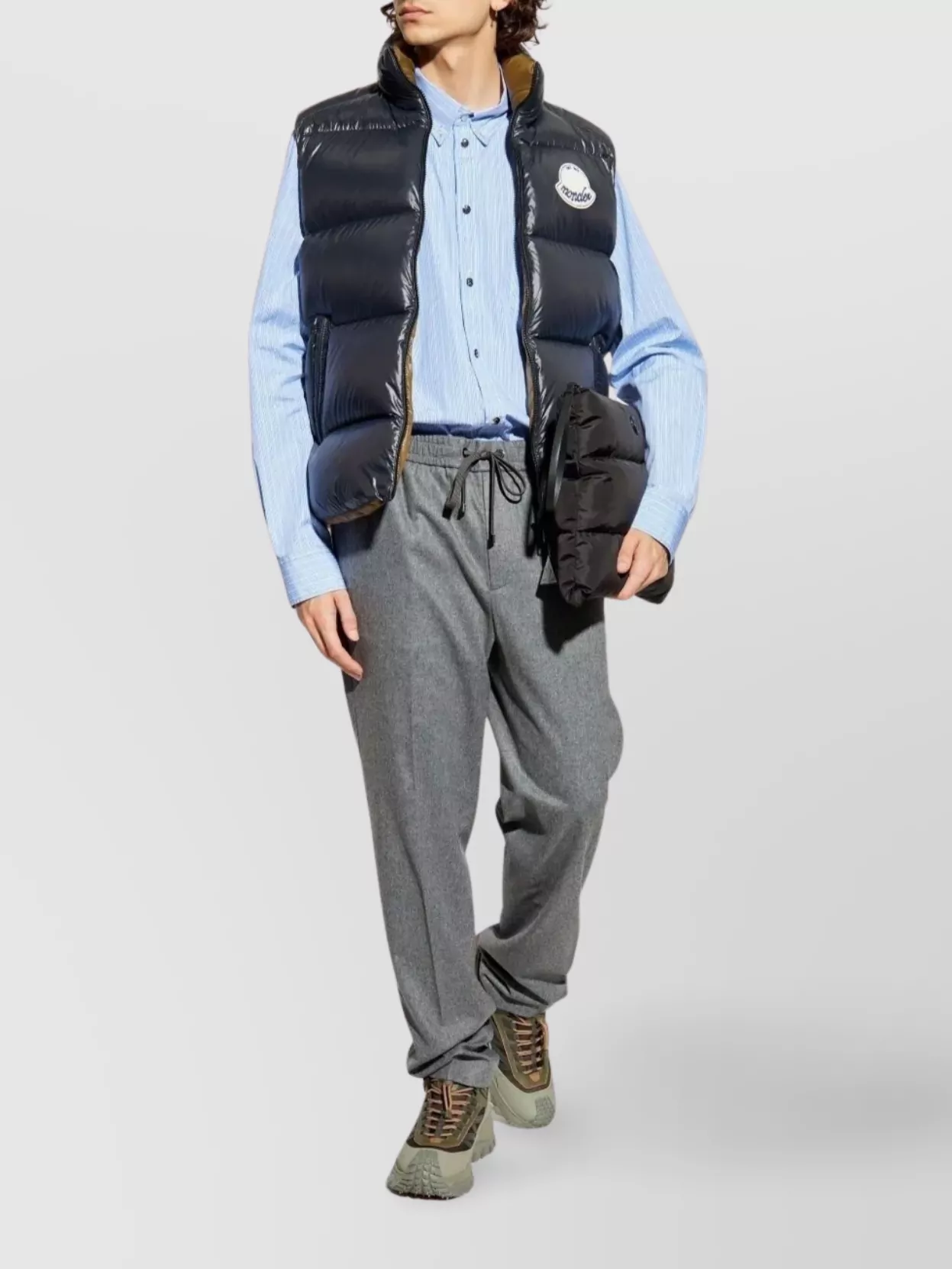 Moncler High Neck Sleeveless Puffer Jacket