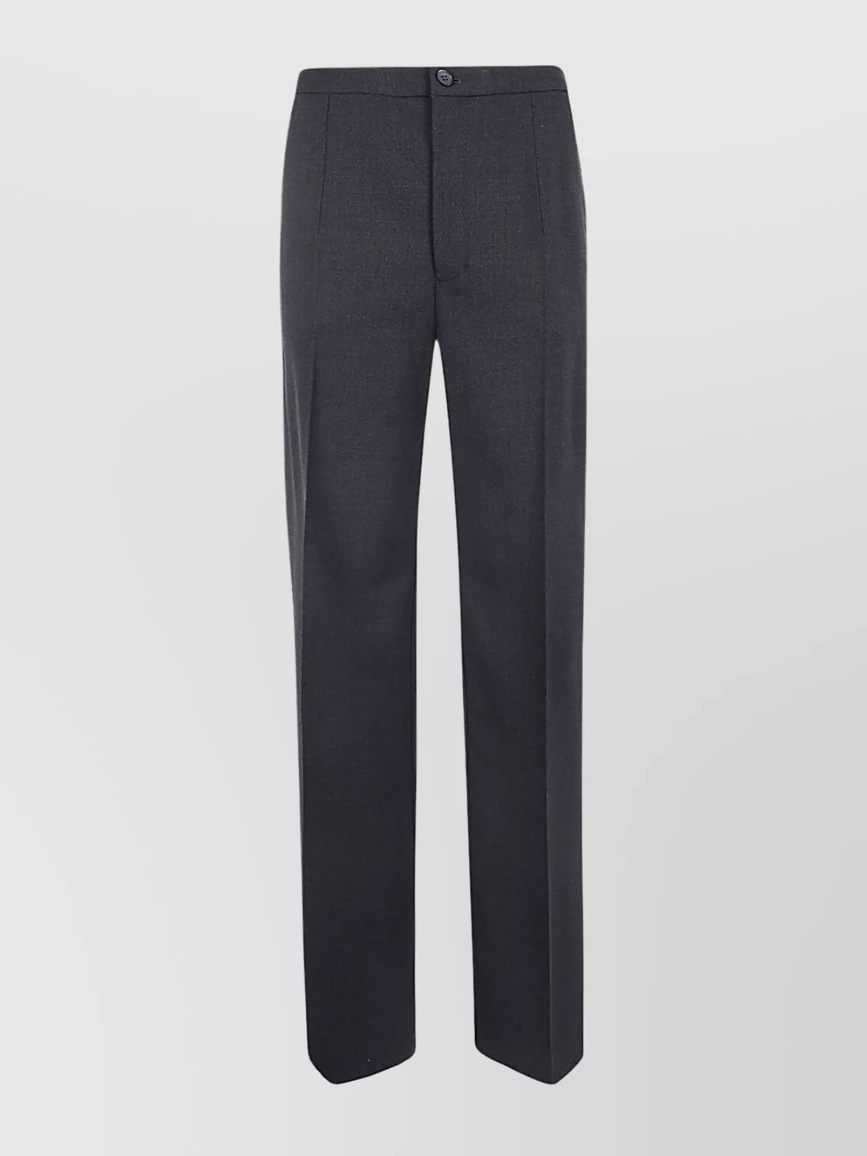 Loulou Studio High Waist Wide-leg Trousers With Belt Loops In Blue