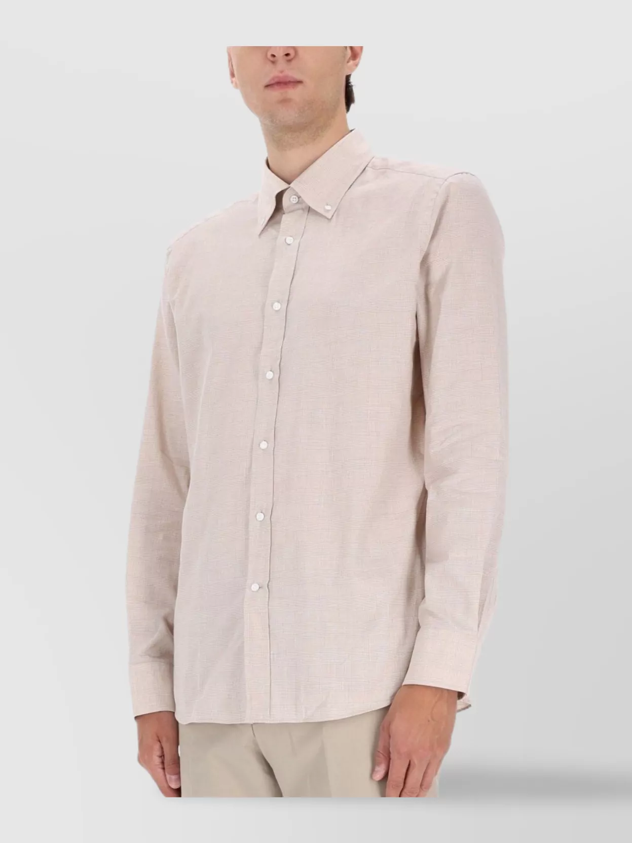 Boss Long Sleeve Shirt Curved Hem Design