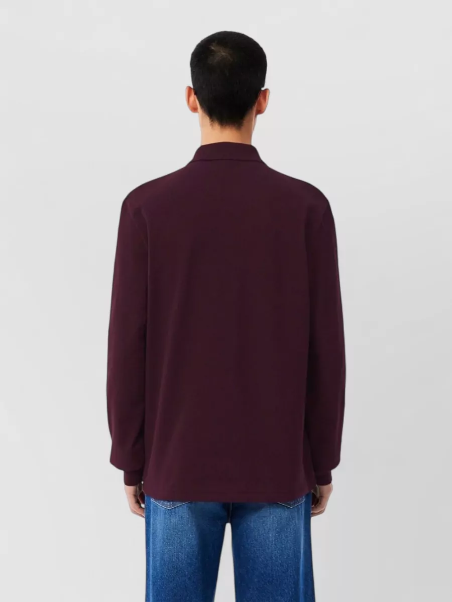 Lacoste Cotton Classic Fit Long Sleeve Polo Shirt