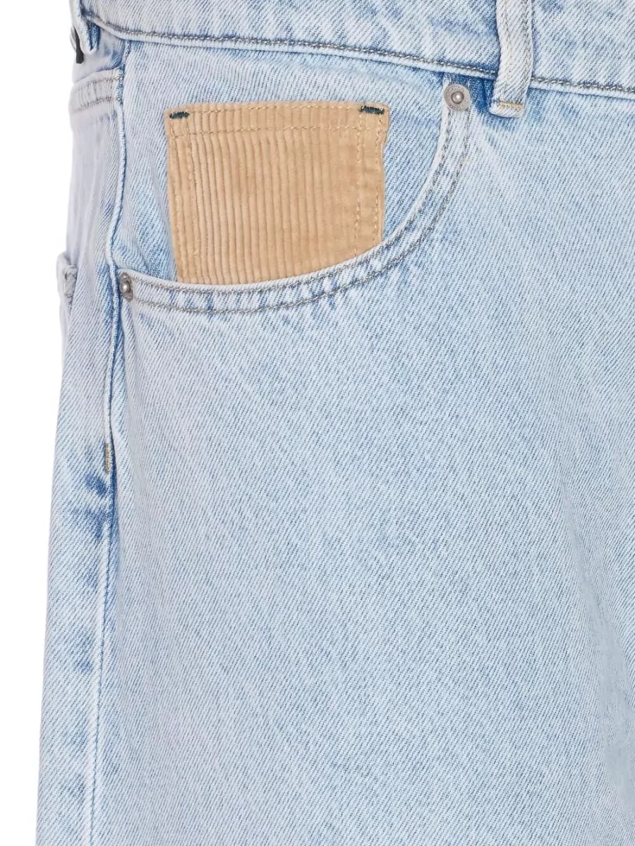 Drôle De Monsieur Cotton Straight-Leg Jeans