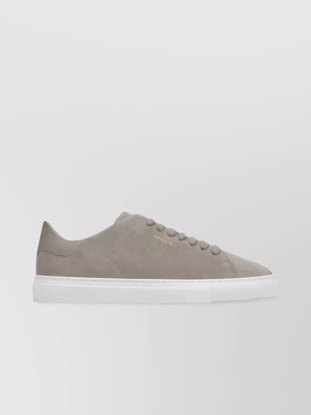 Axel Arigato Suede Round Toe Rubber Sole Sneakers