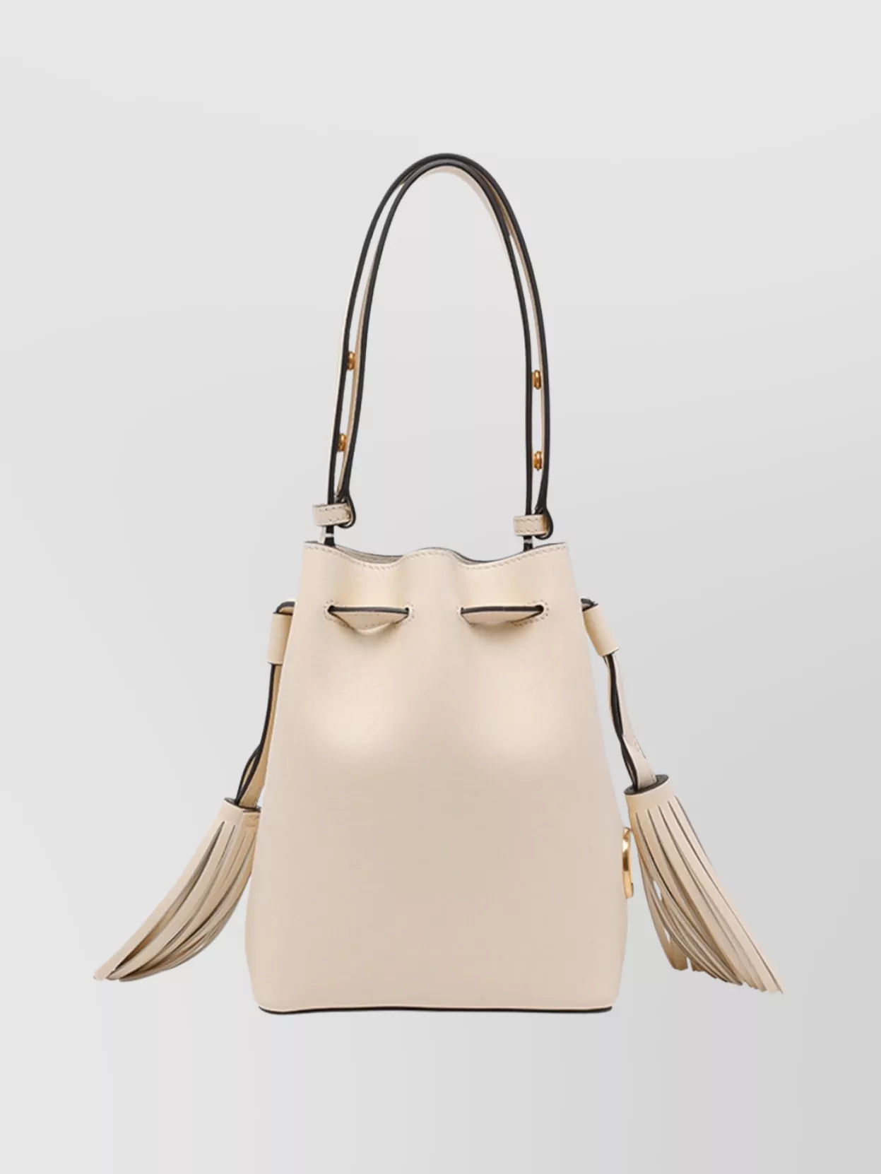 Valentino Small Drawstring Bucket Bag And Tassels