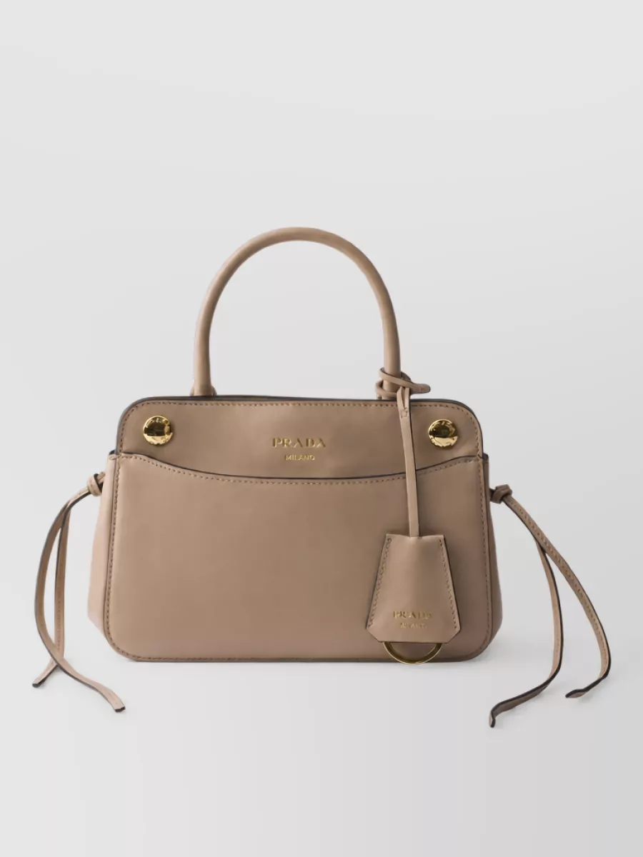 Prada mini calf leather shoulder bag