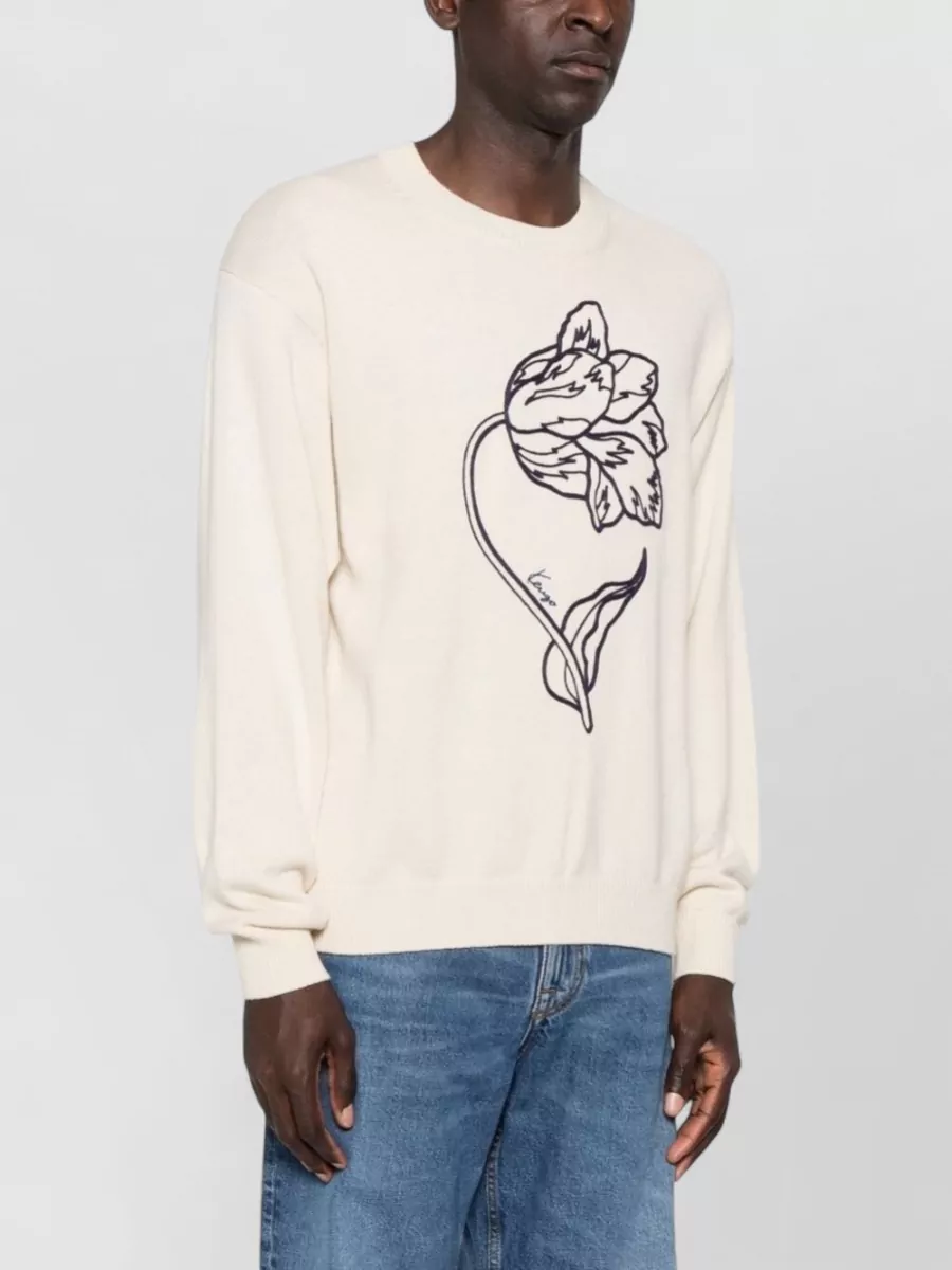 Kenzo Wool Blend Crewneck Sweater