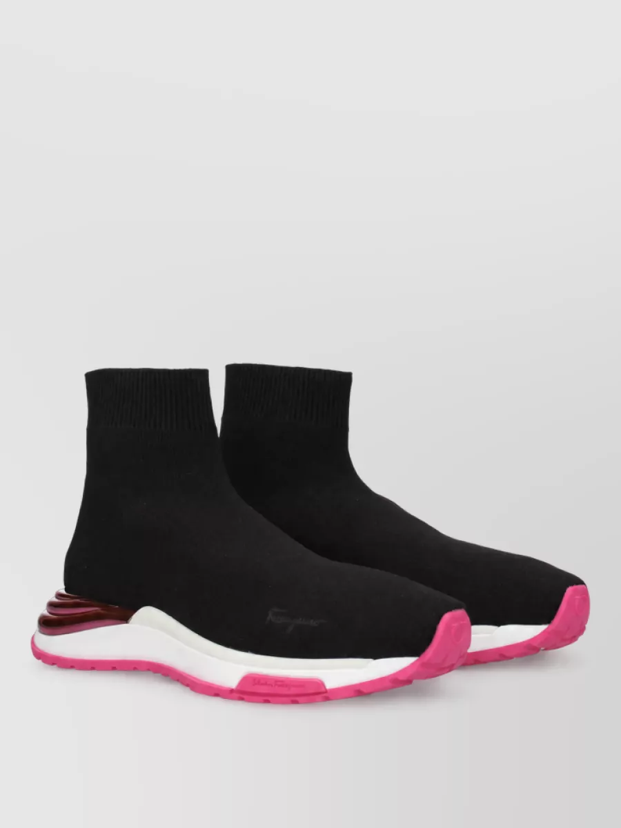 Ferragamo textile sneakers
