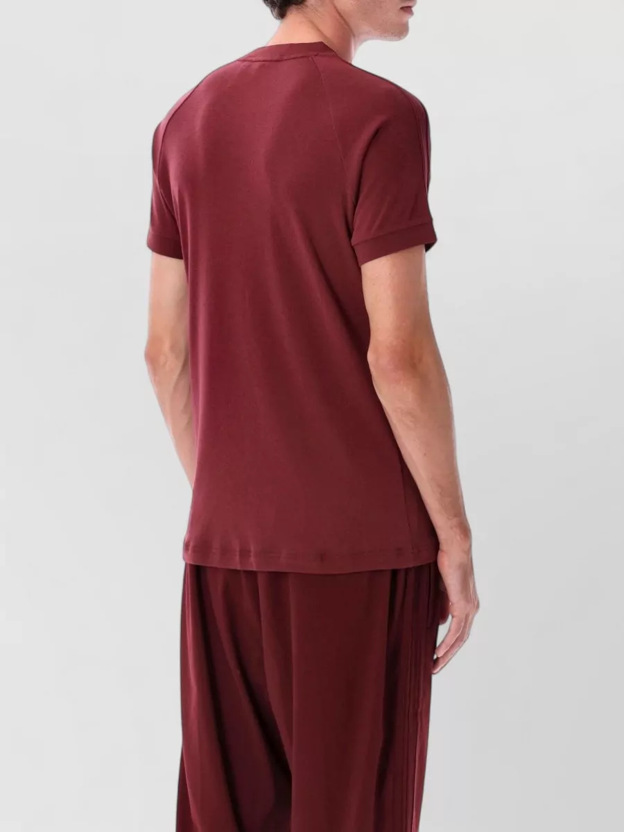 Adidas Originals Wool-Blend Slim-Fit Ribbed-Trim T-Shirt
