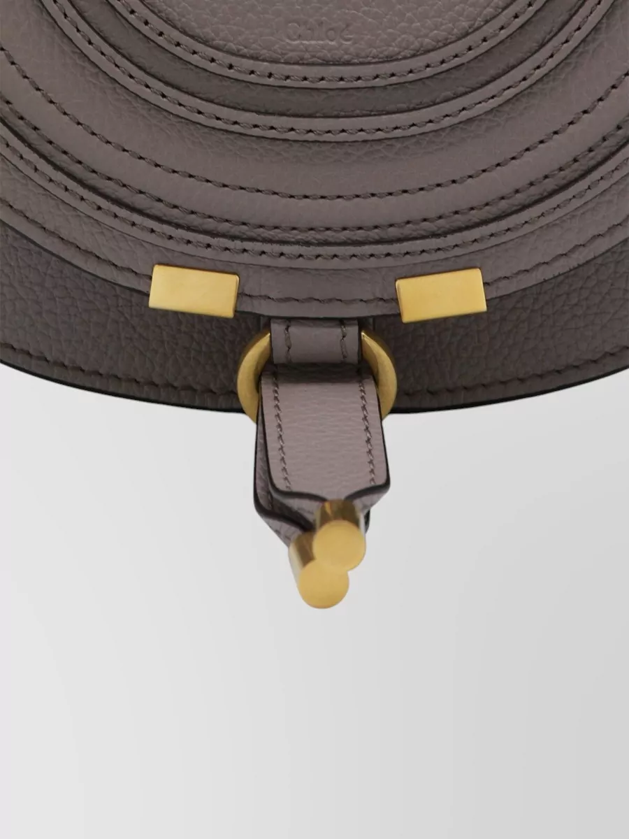 Chloé Textured Shoulder Bag Adjustable Strap