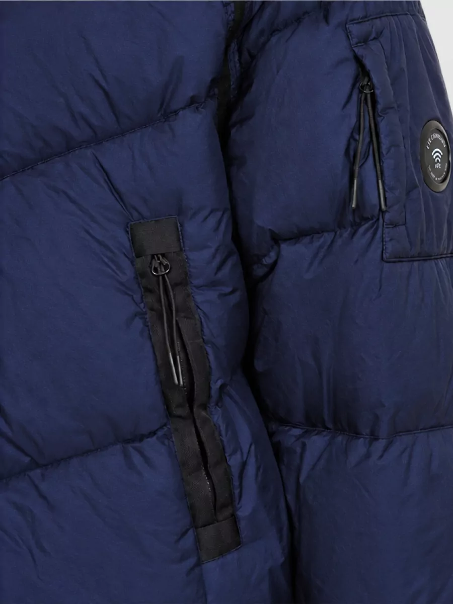 C.p. Company Down Hooded Quilted Puffer Jacket