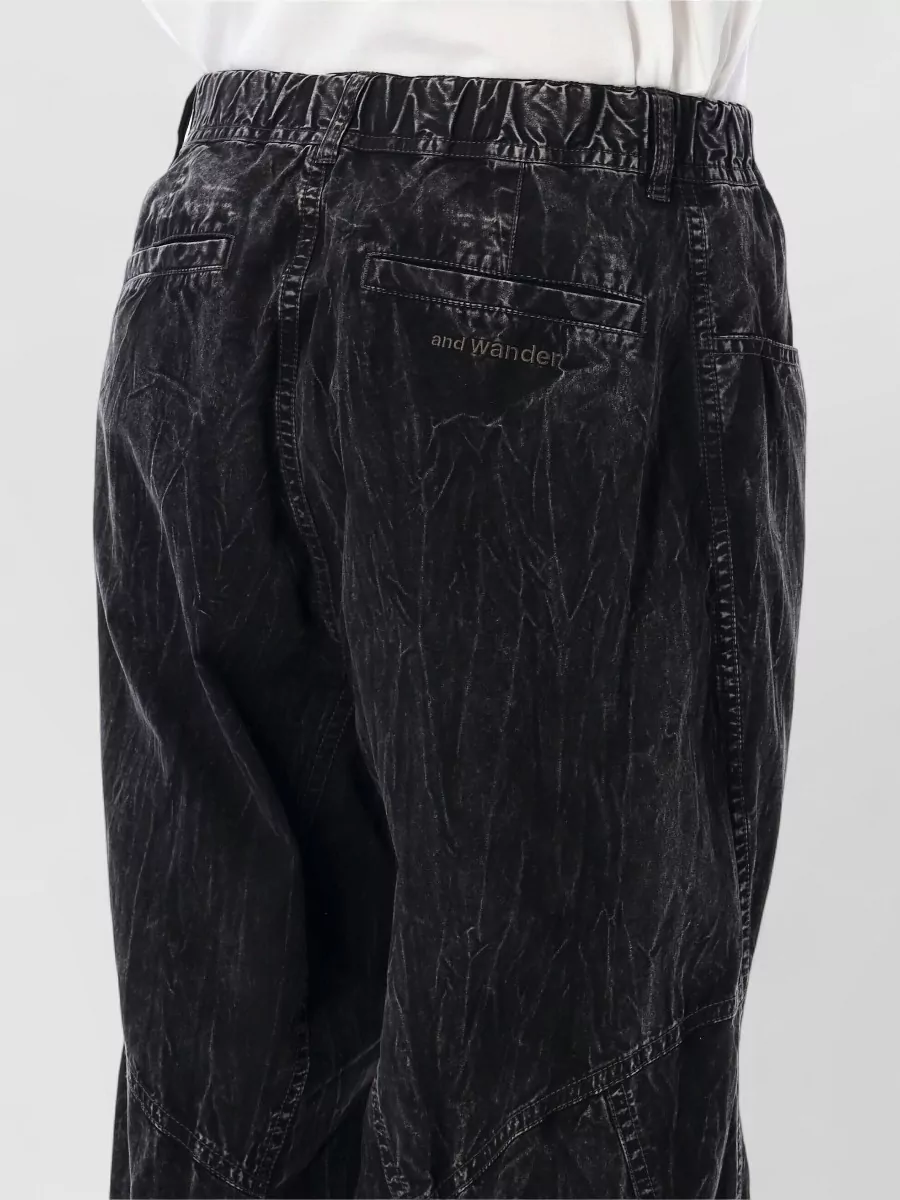 And Wander Textured Cotton Relaxed-Fit Trousers