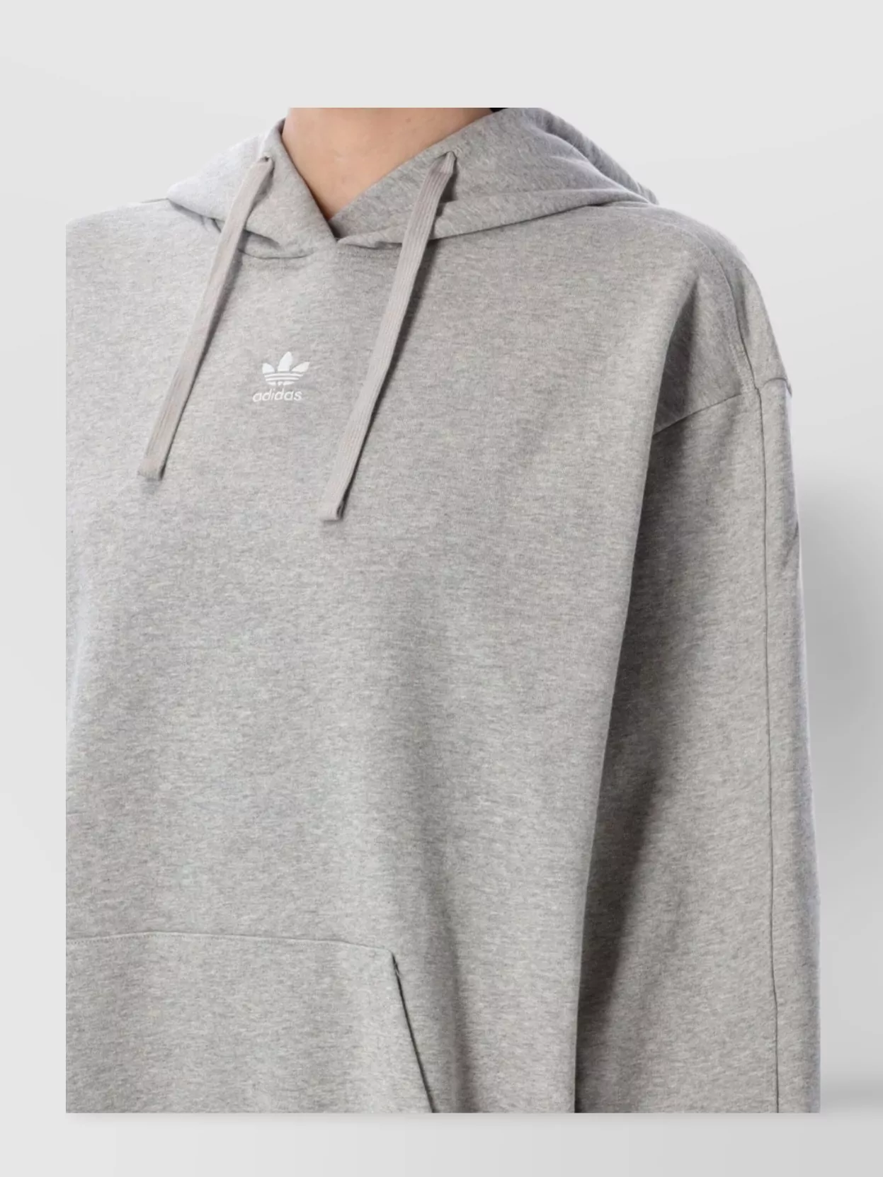 Shop Adidas Originals Hoodie With Drawstring Hood And Kangaroo Pocket