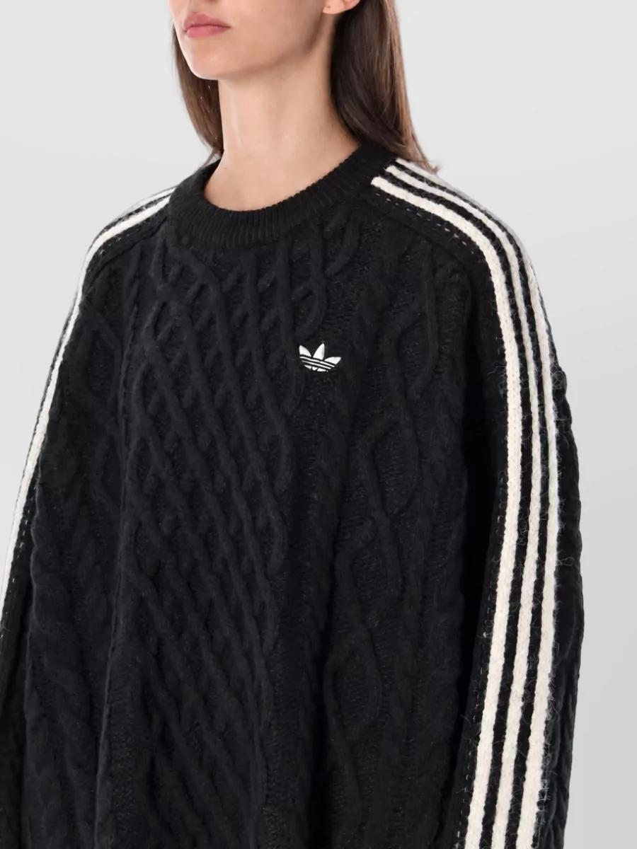 Adidas Originals Oversized Cable-Knit Sweater