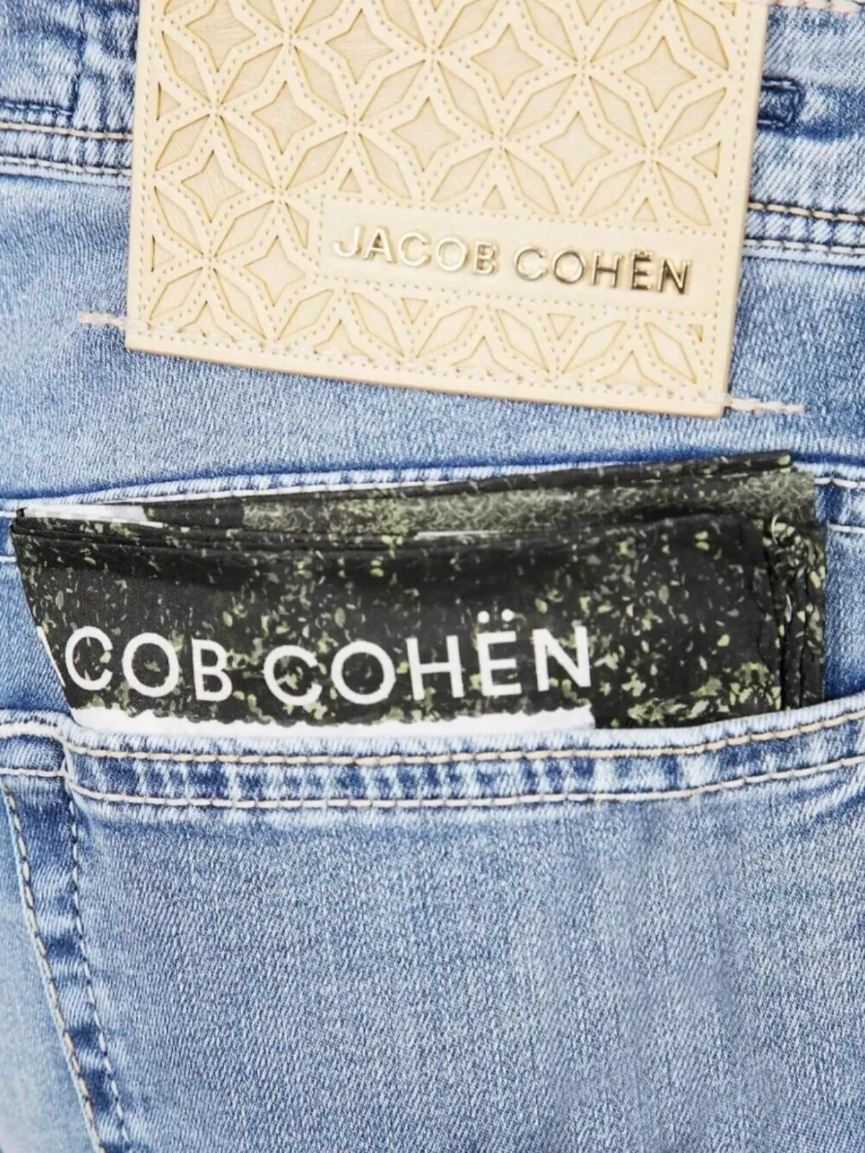 Jacob Cohen Slim Fit 5 Pocket Bard Denim Stretch