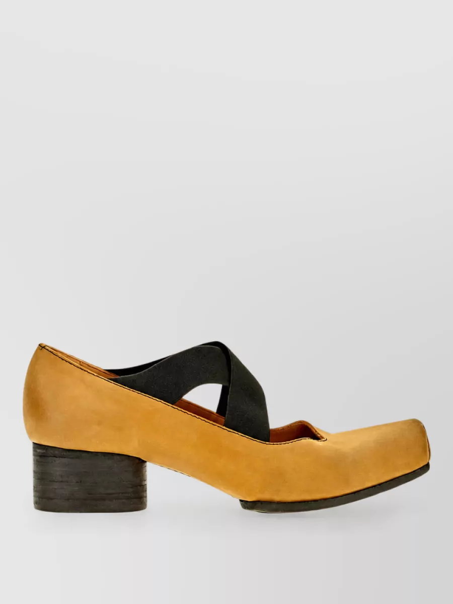 Uma Wang Leather Ballerina Pumps