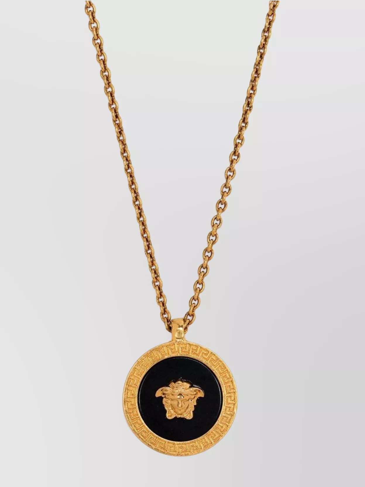 Versace Mythical Medusa Pendant On Adjustable Chain