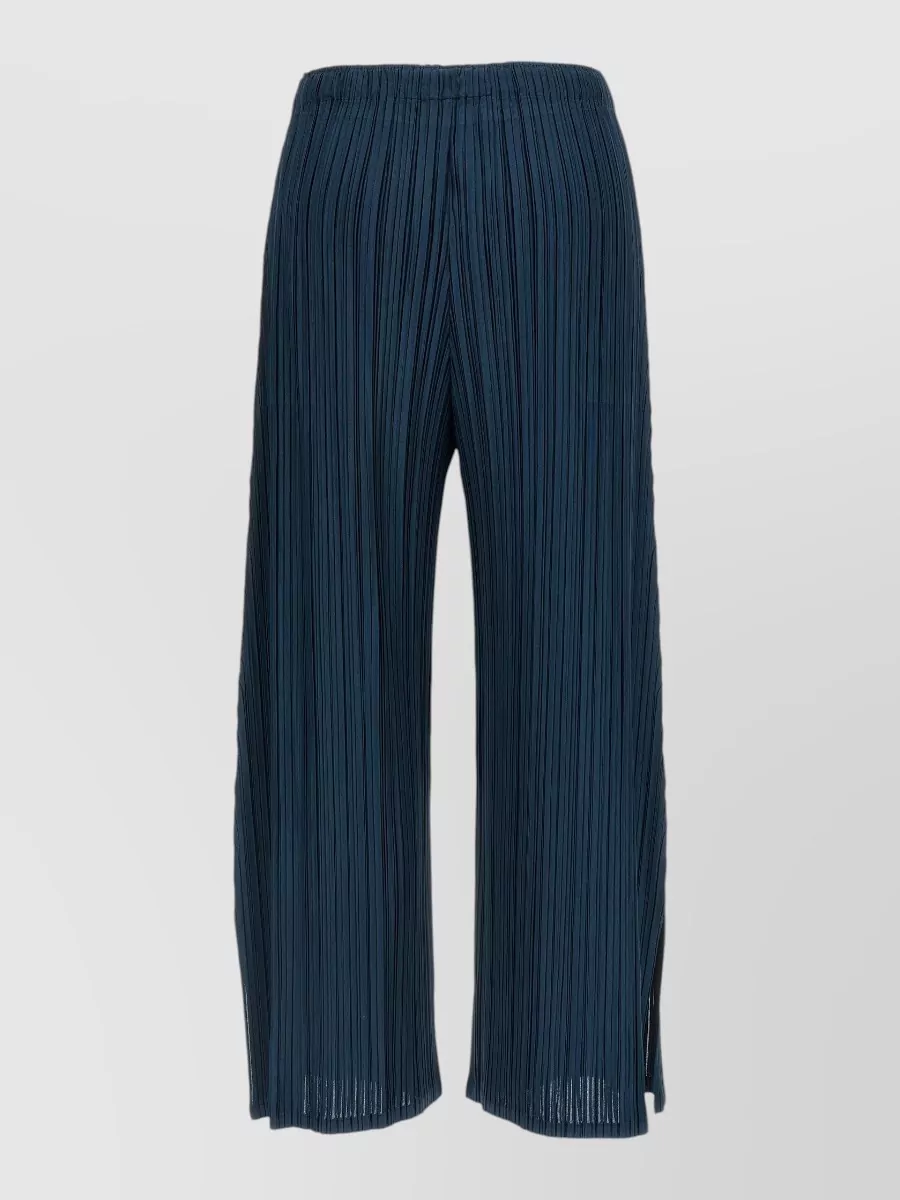Pleats Please Issey Miyake Mellow Pleats Wide-Leg Trousers