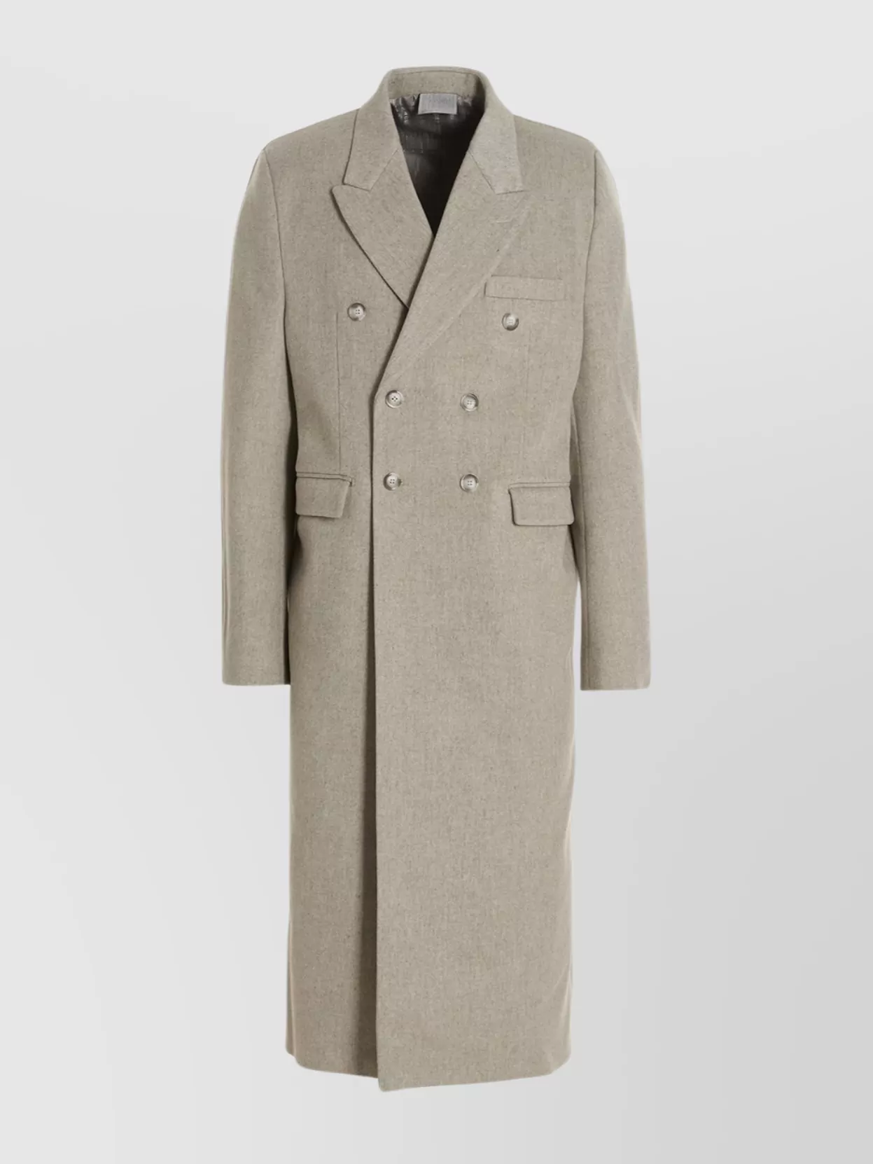 Shop Vtmnts Long Length Structured Coat With Double-breasted Design