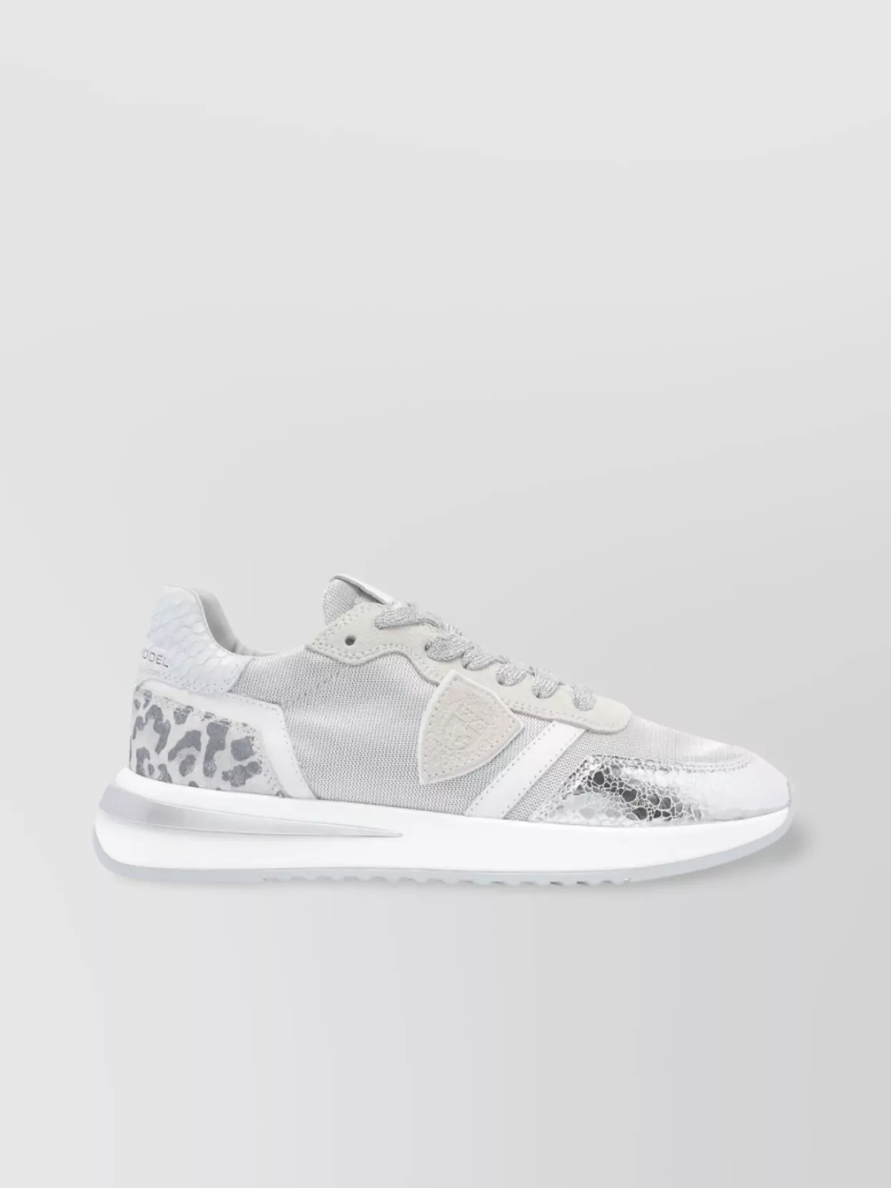 Philippe Model Low Top Sneakers With Animal Print Detail