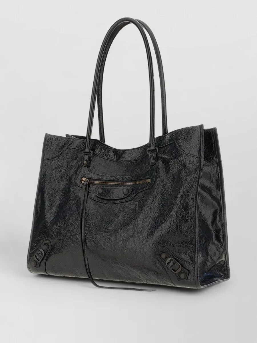 Balenciaga Le City Medium Leather Tote Bag