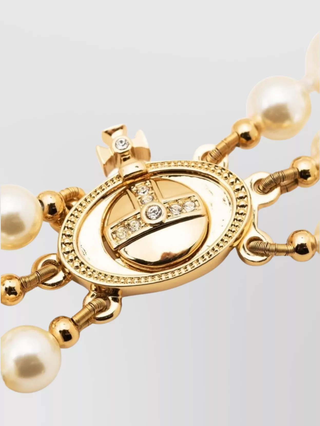 Vivienne Westwood Pearl And Gold-Tone Necklaces
