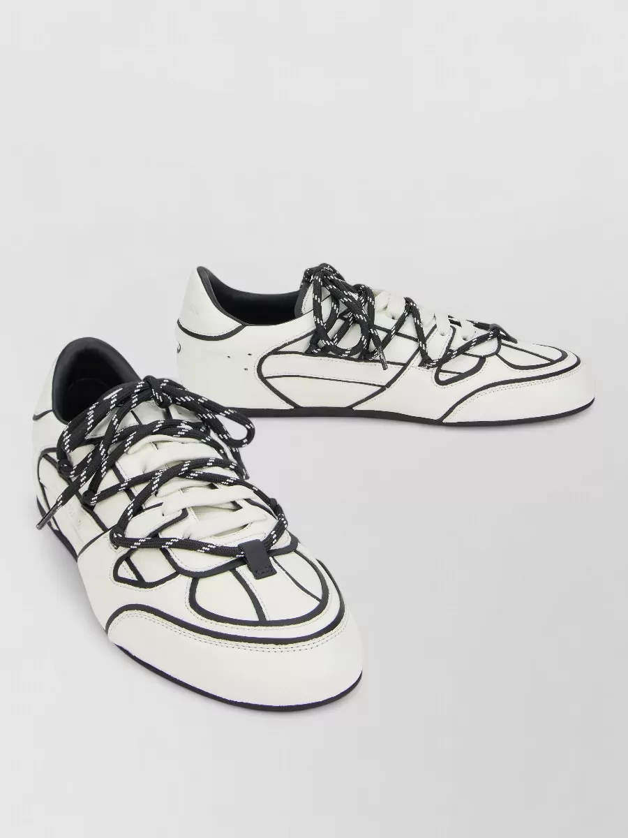 Dolce&Gabbana calfskin lace up sneakers