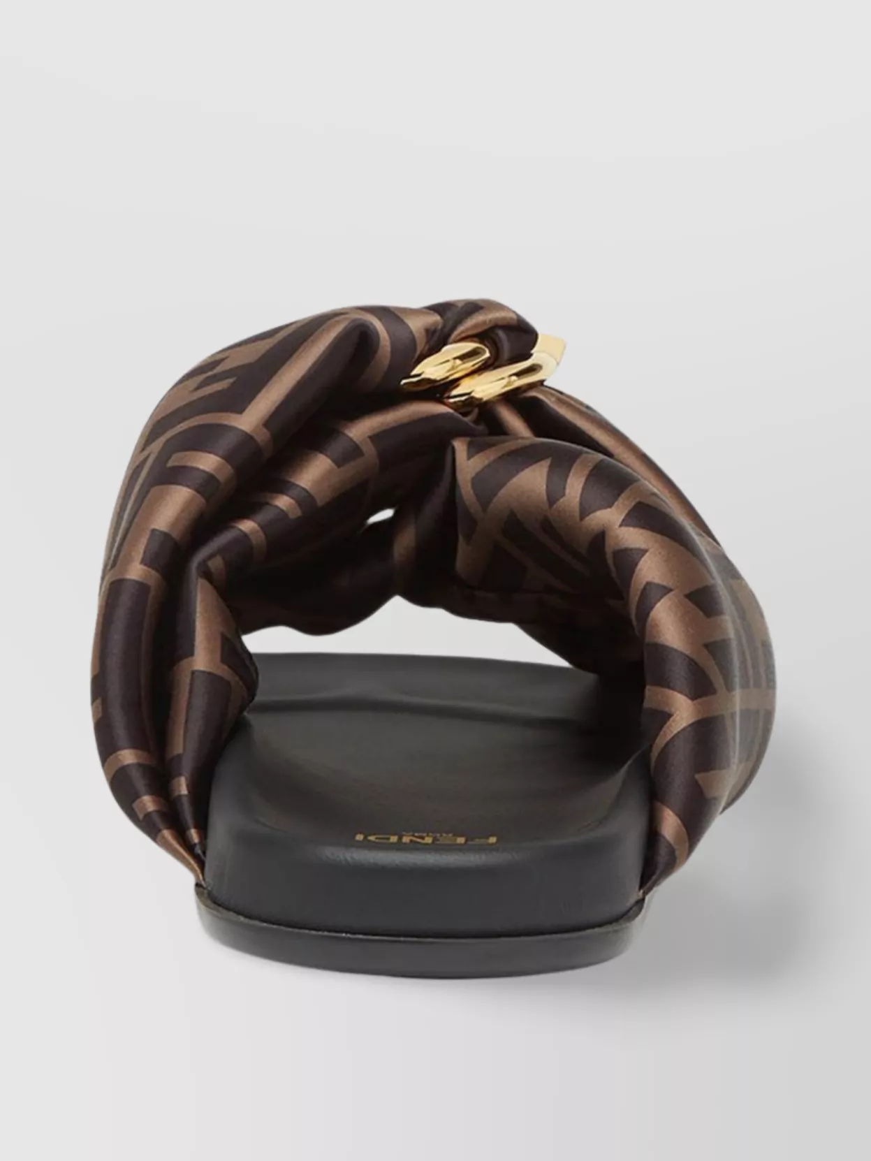 Fendi Feel Slides With Double-band And D-ring Buckle