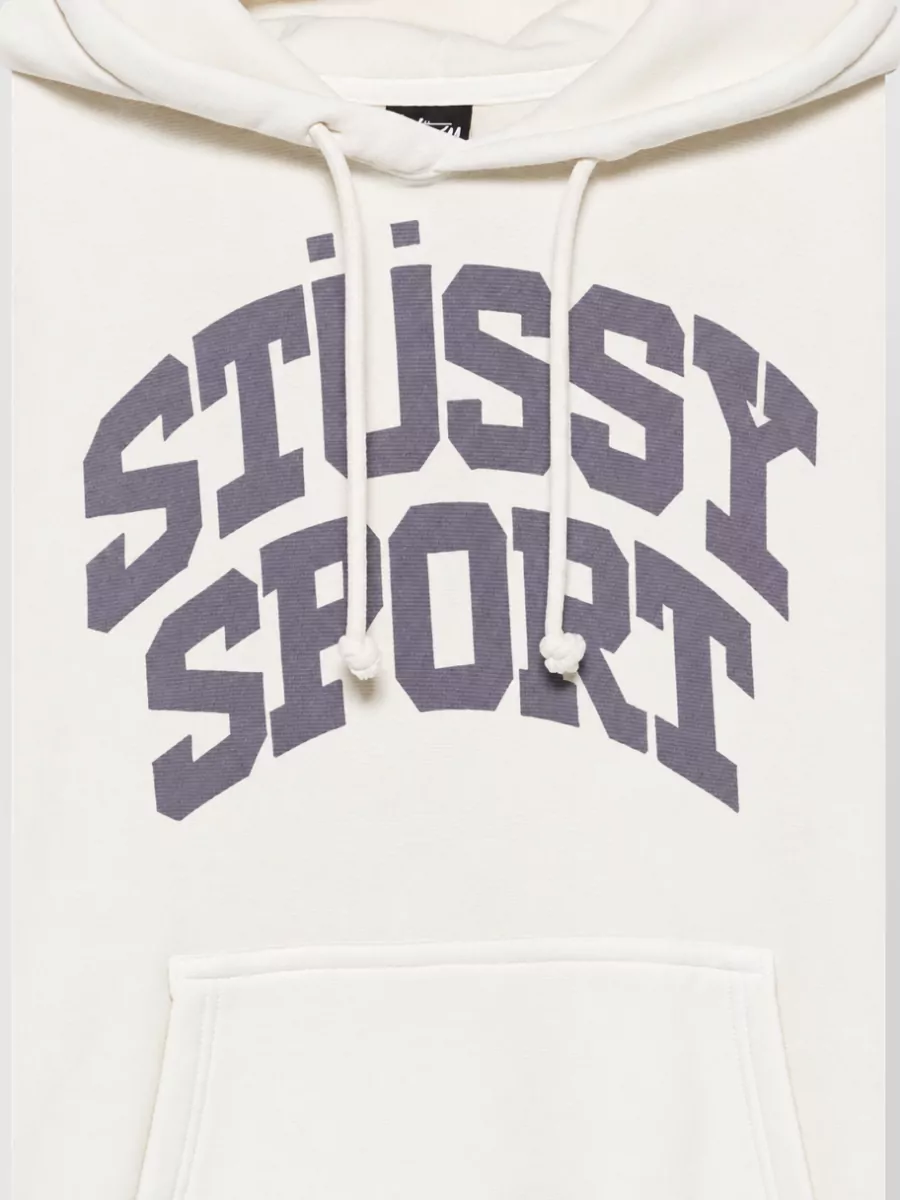 Stüssy Logo Print Cotton Hoodie