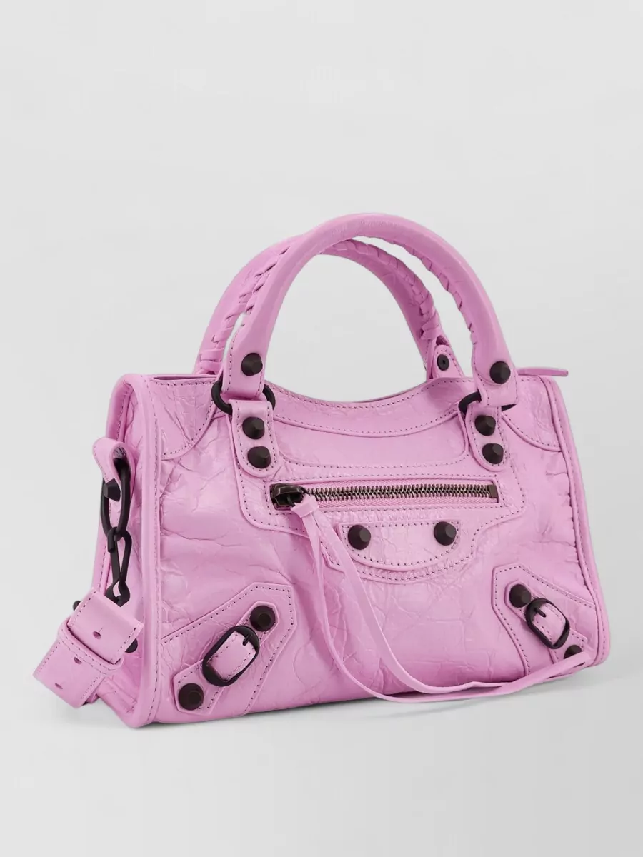 Balenciaga Le City Mini Leather Cross-Body Bag