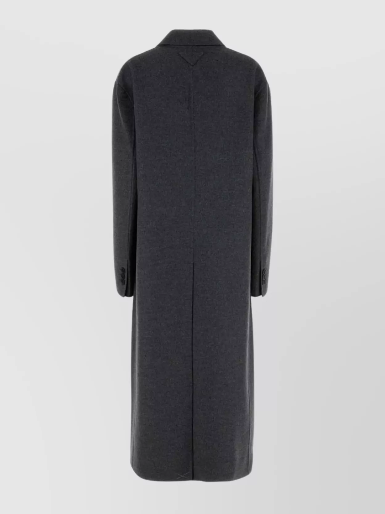Prada Double-breasted Wool And Cashmere Coat In Black