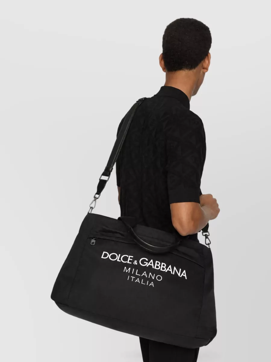 Dolce&Gabbana Logo Nylon Travel Bag