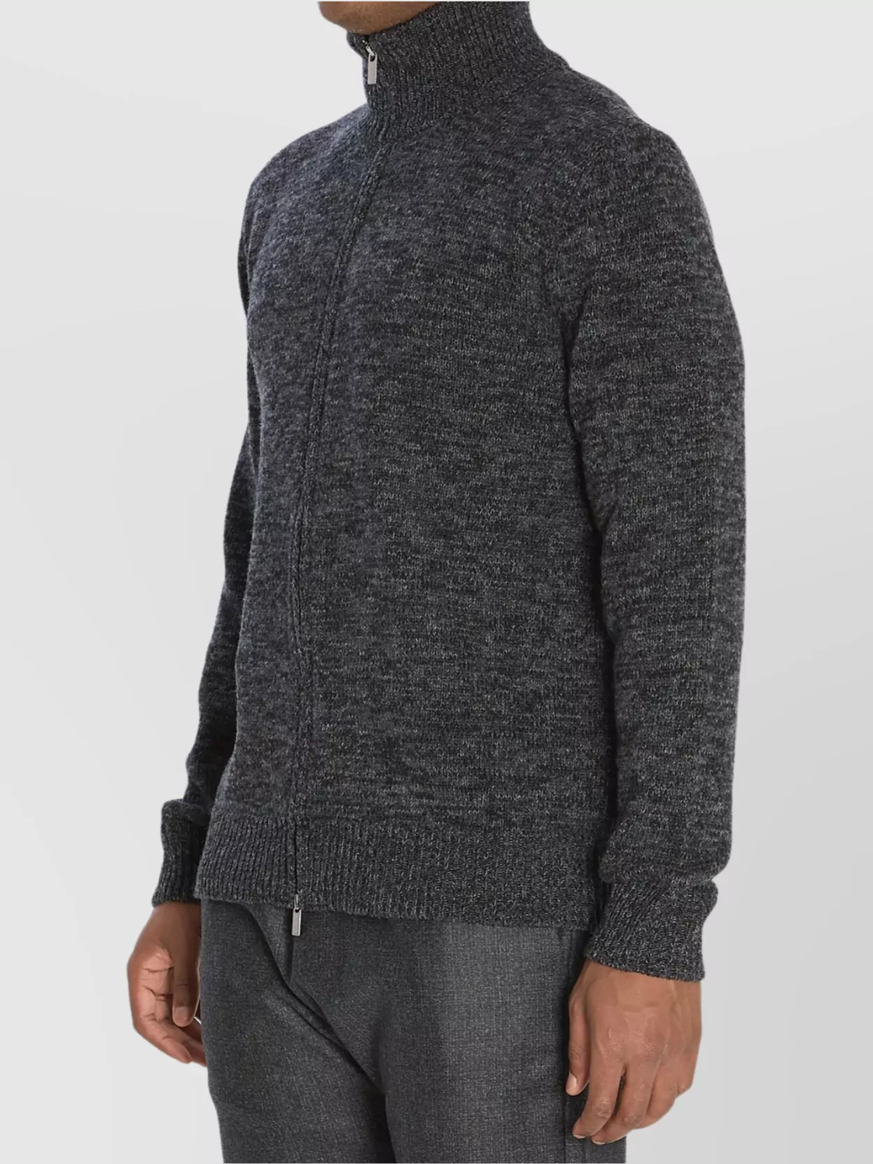 Barena High Collar Wool Knit Sweater