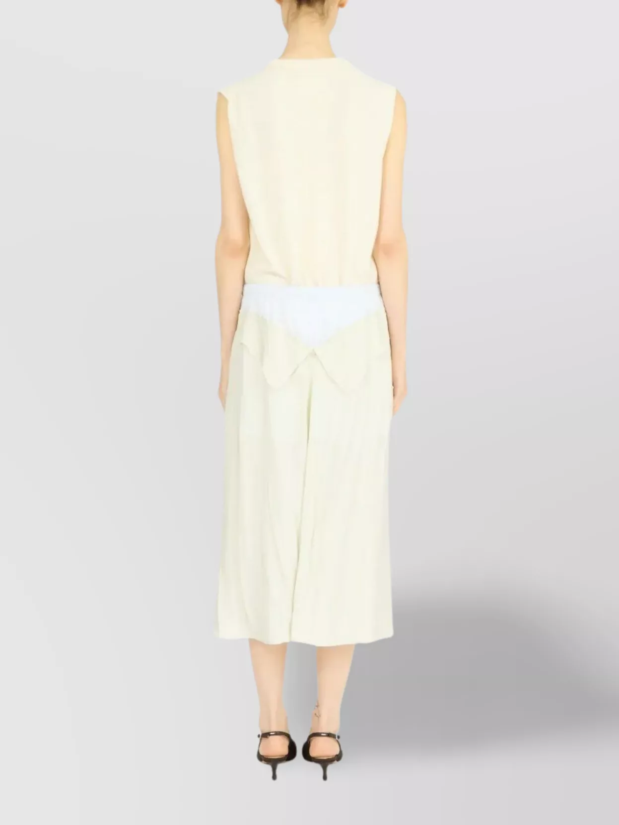 Maison Margiela Beige Aloe Anonymity Of The Lining Skirt In Neutral