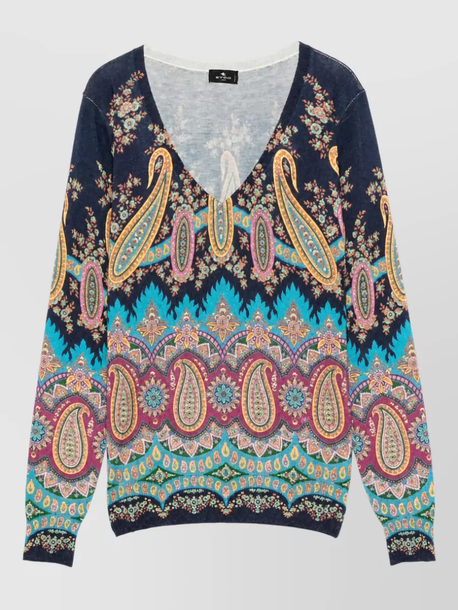 Etro silk cashmere top