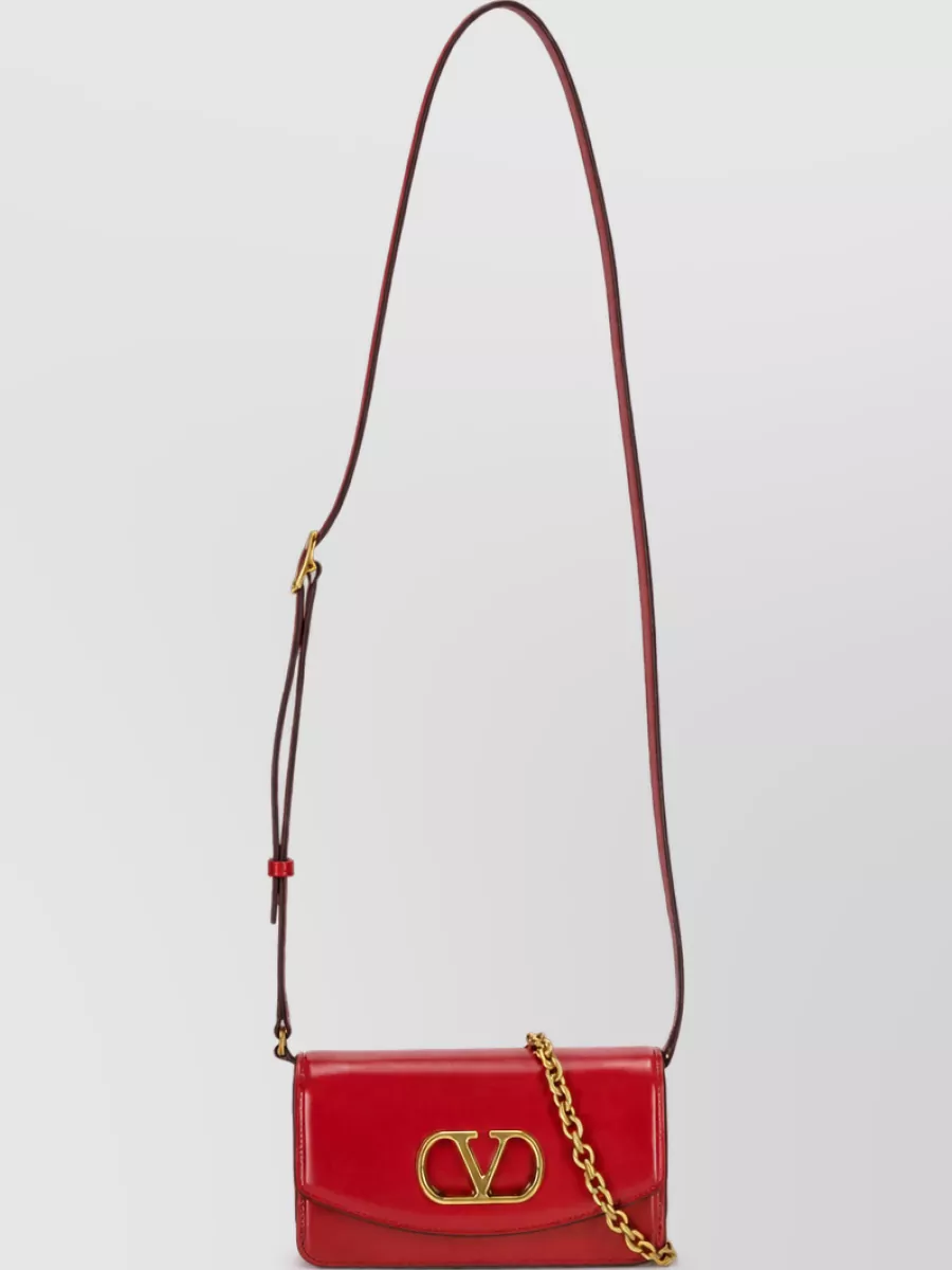 Valentino leather clutch bag