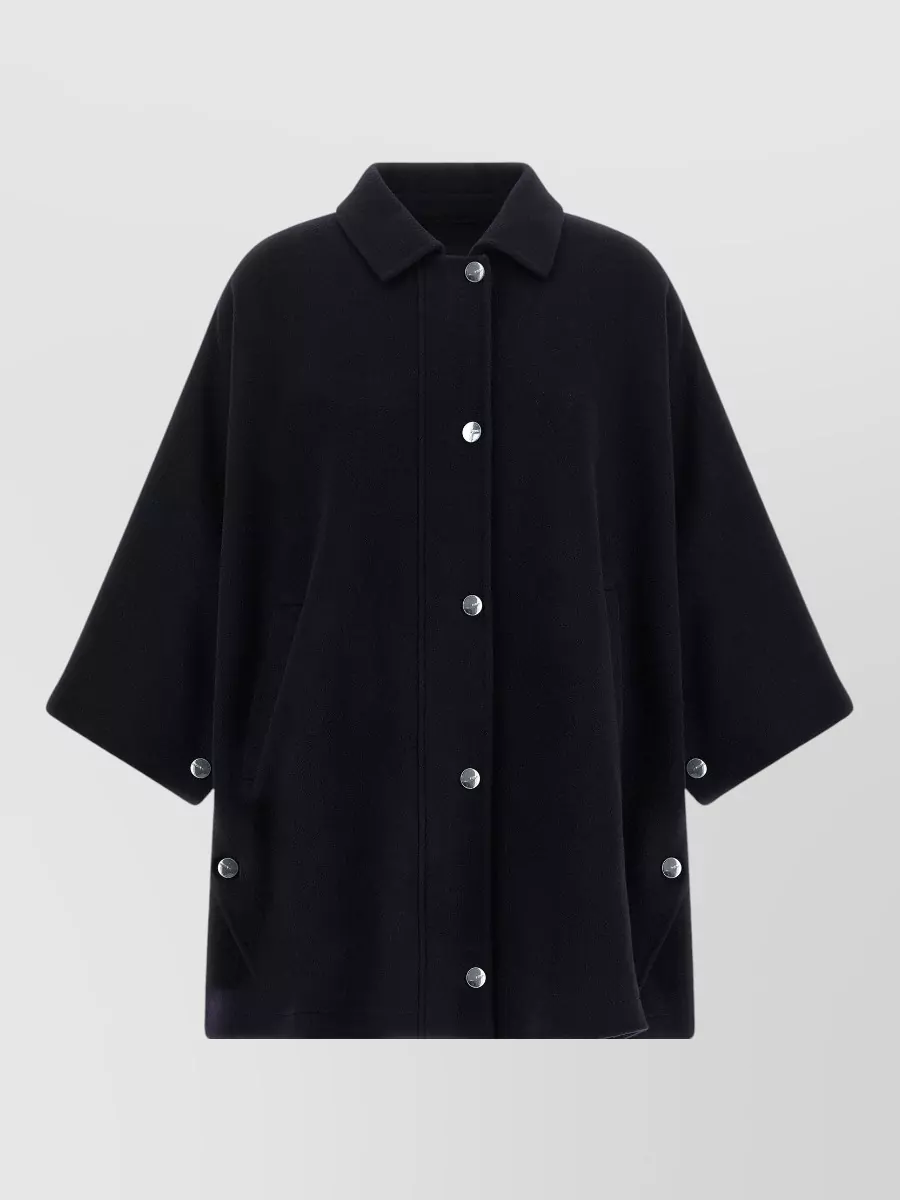 Pinko wool cape coat