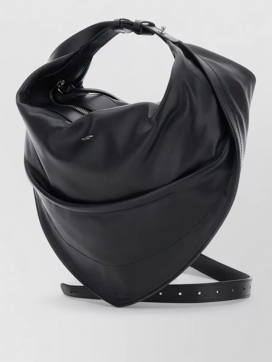 Federico Cina Leather Shoulder Bag