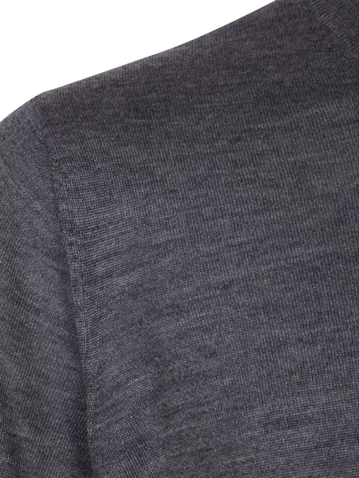 Brunello Cucinelli Ribbed Crew Neck Sweater With Long Sleeves In Gray