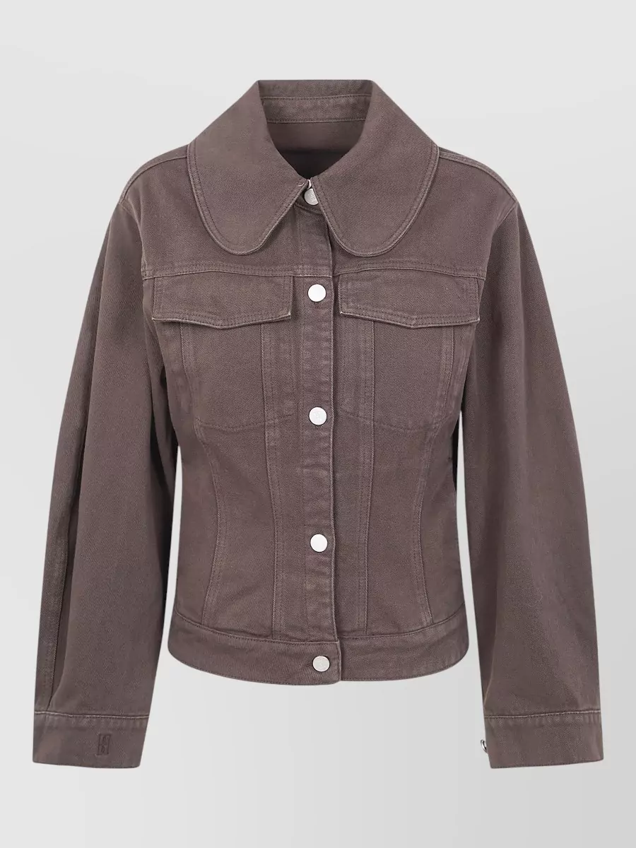 By Malene Birger Villies Double Breasted Coat Fitted Waist