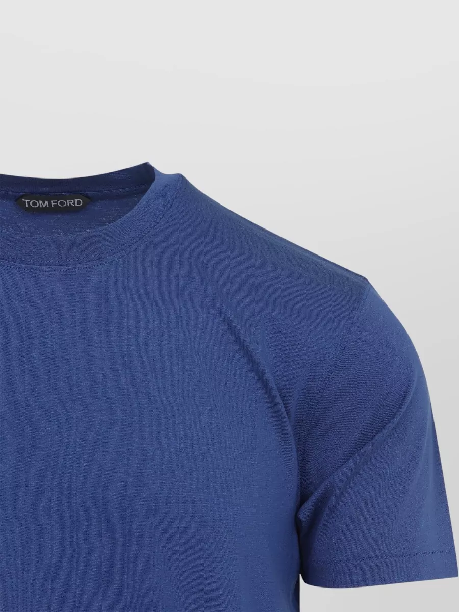 Tom Ford Lyocell Crew Neck Short Sleeve T-Shirt