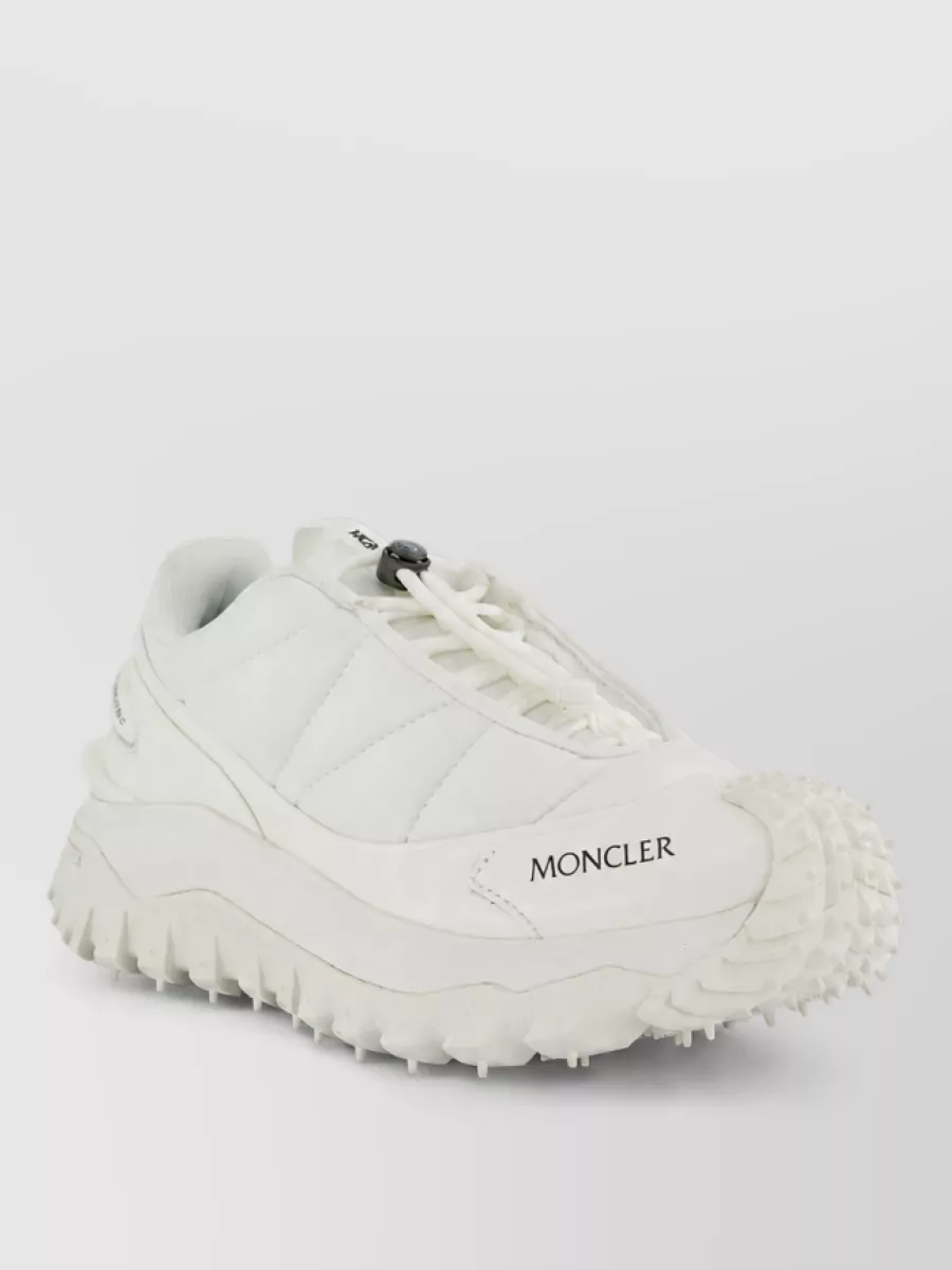 Moncler leather slip-on sneakers