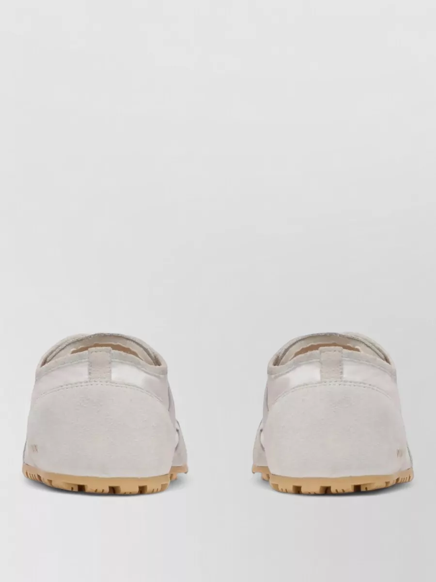 Balmain Racer 45 Sneakers Lambskin Suede Rubber Sole