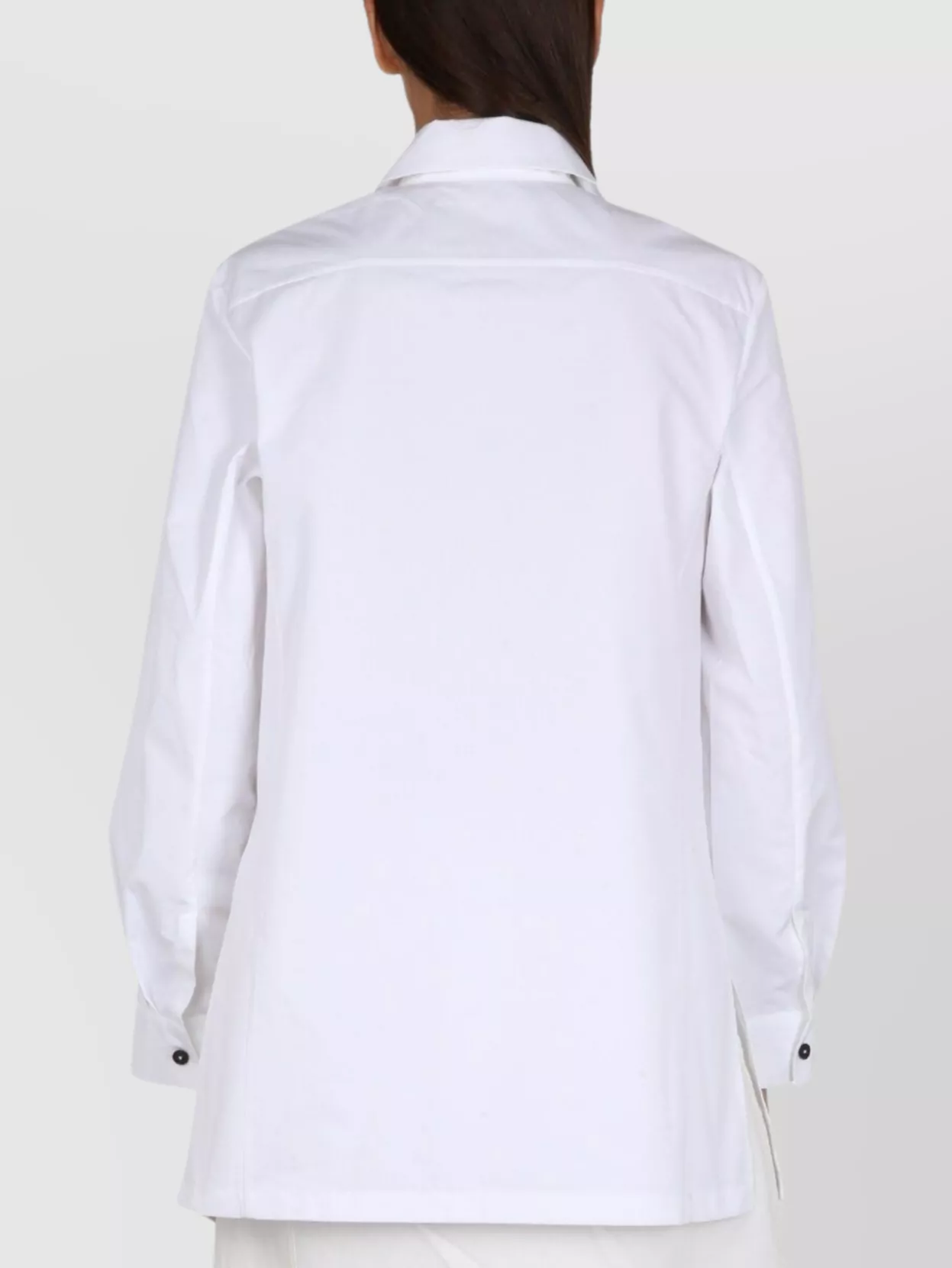Jil Sander Cotton Shirt With Pointed Collar And Pocket