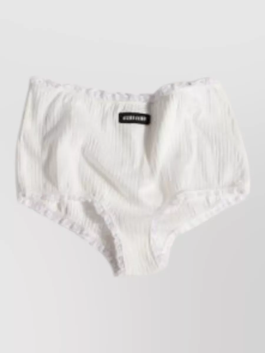 Miu Miu pointelle shorts