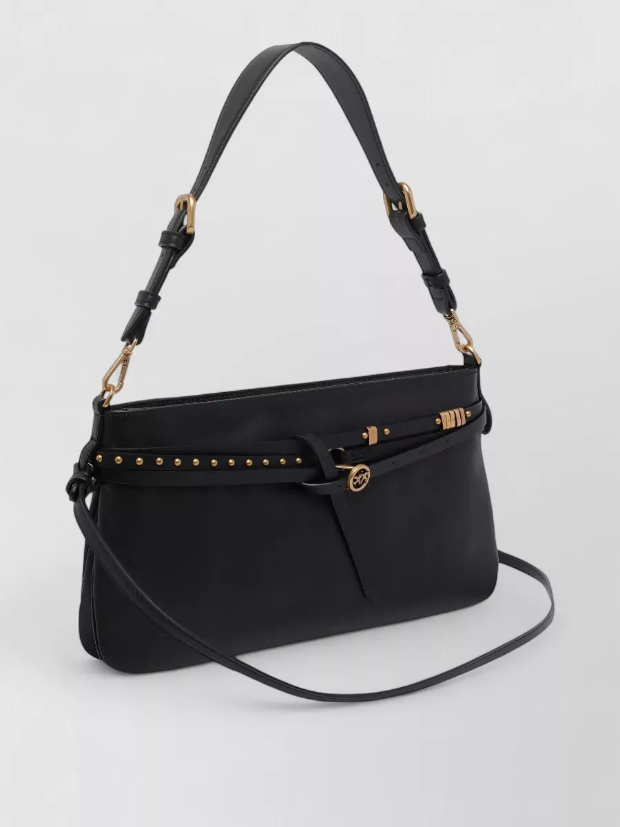 Pinko Love Bag Medium Leather Shoulder Bag