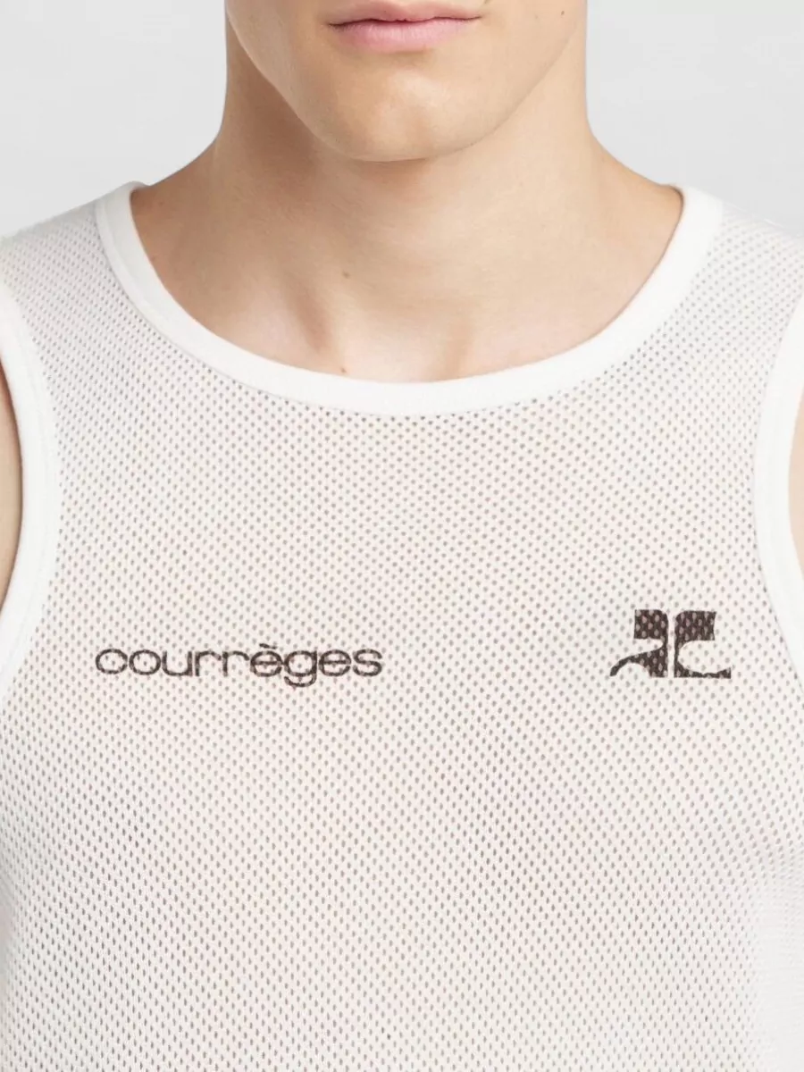 Courrèges Short-Sleeve Tank Top