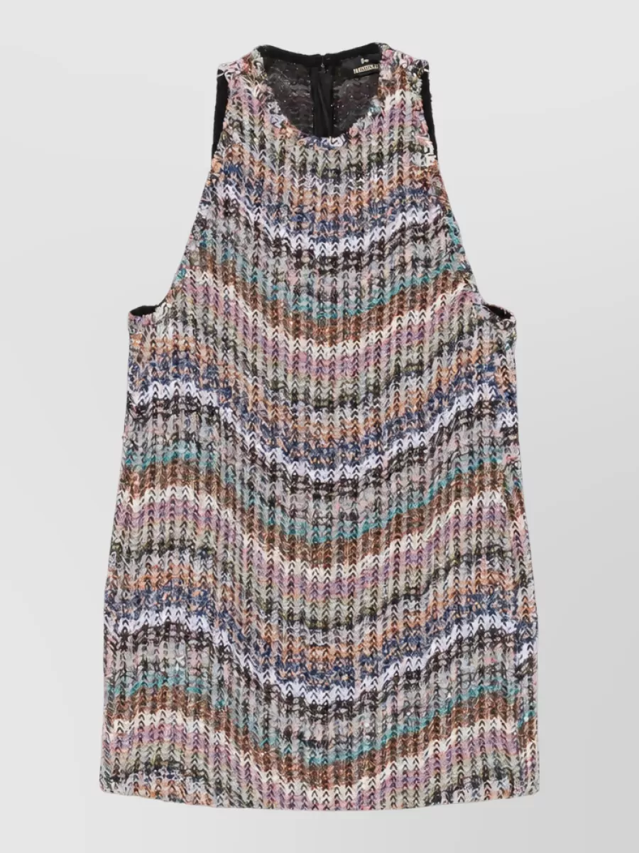 Missoni geometric-textured mini dress