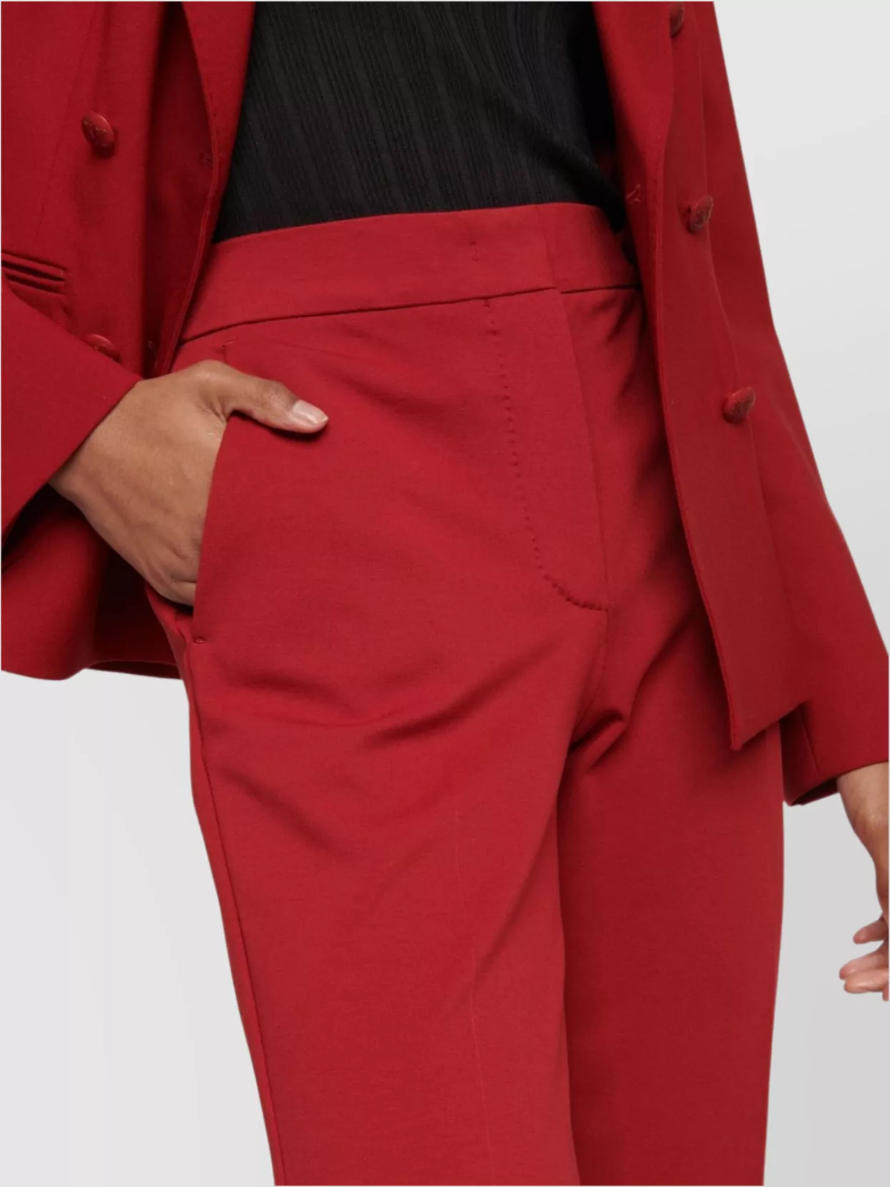 Max Mara Pegno Viscose Jersey Trousers