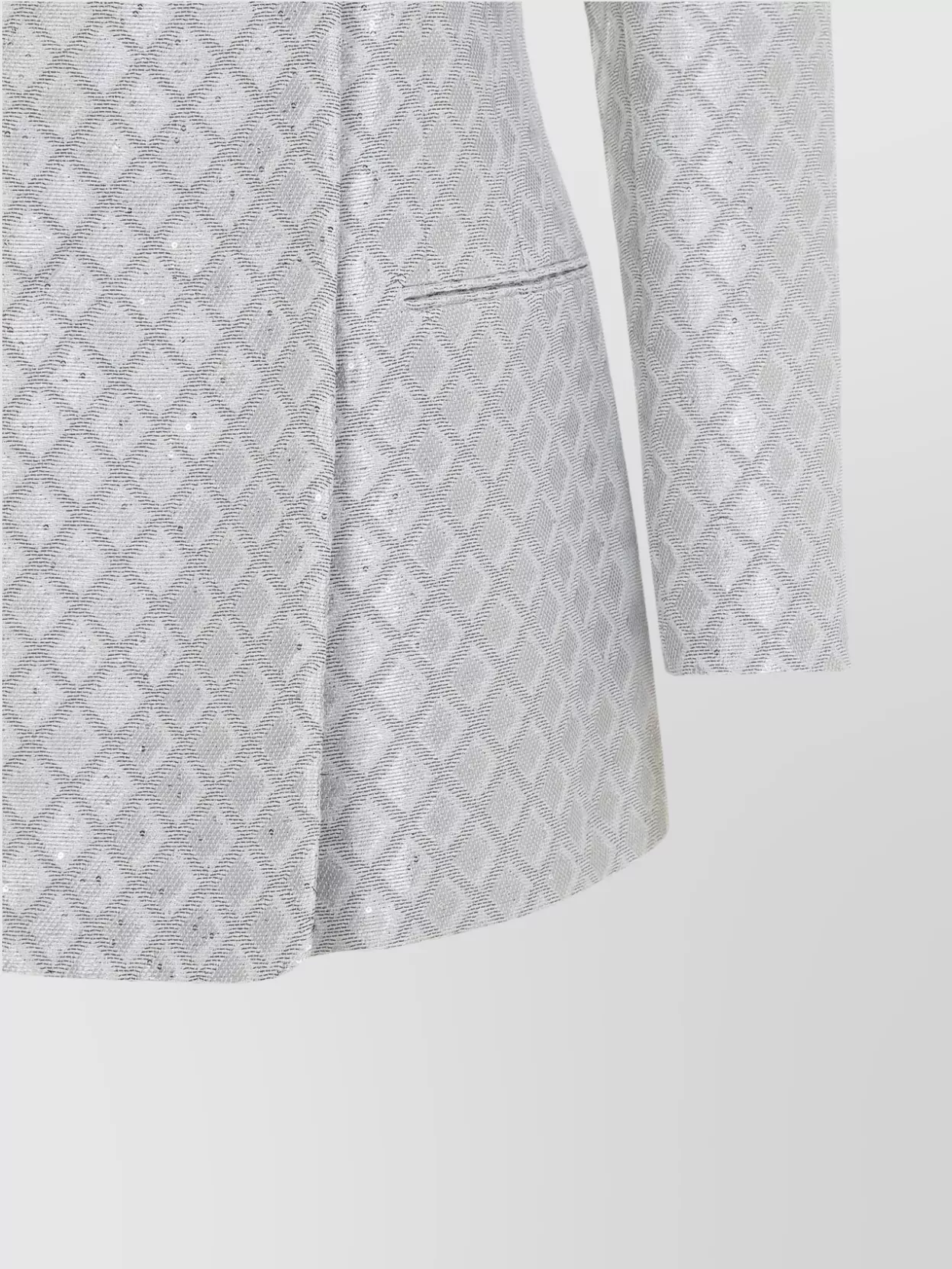Giorgio Armani Checked Pattern Sequinned Blazer